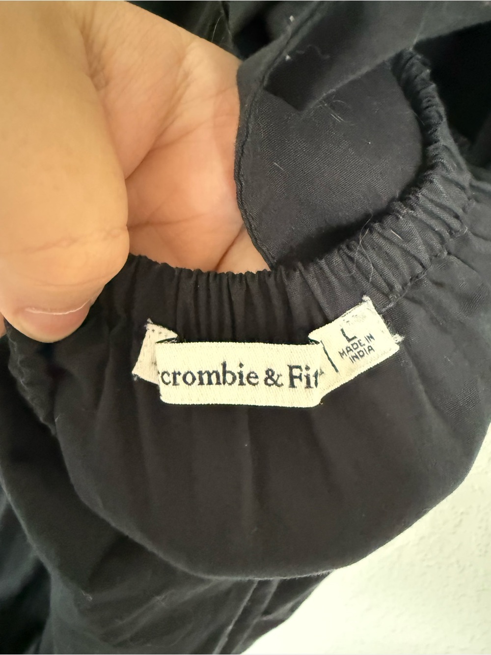Abercrombie & Fitch black tie back maxi dress - Picture 5 of 5